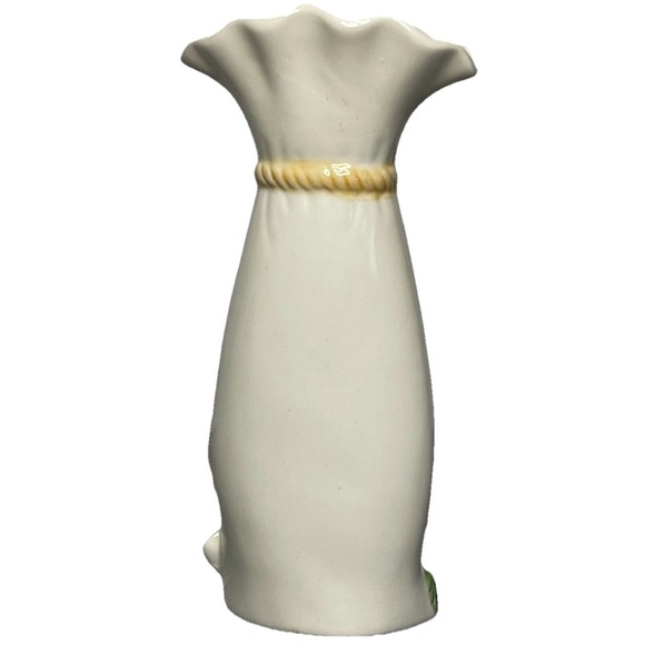 Vintage Ceramic Vase Butterflies White Doves Pink Rose Floral Raised Relief 9" - Picture 5 of 8